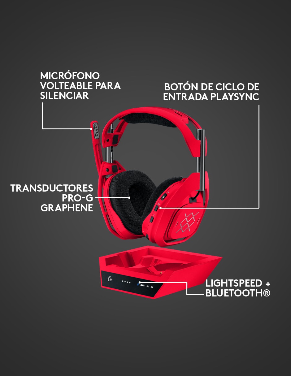 Audífonos Over-Ear A50X ROUGE Inalámbrica con (si aplica) Sí 3