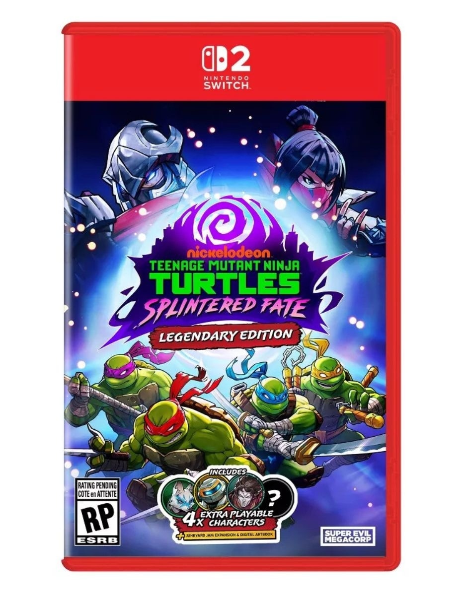 TEENAGE MUTANT NINJA TURTLES SPLINTERED FATE Legendary para Nintendo Switch 2 TEENAGE MUTANT NINJA TURTLES SPLINTERED FATE Legendary para Nintendo Switch 2
