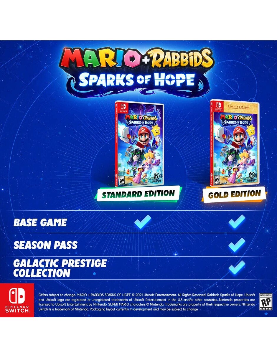 Mario + Rabbids: Sparks of Hope - Gold Abducted edition para Nintendo Switch