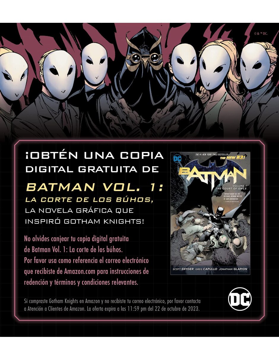 Gotham Knights Amazon Exclusive (Incluye Copia Digital - Batman Volumen 1) abducted edition para PS5 5