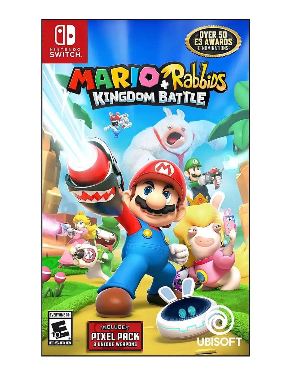 Mario Rabbids Kingdom Battle Switch Físico Standard Edition NINTENDO Estándar para MultiplataformaVaD Mario Rabbids Kingdom Battle Switch Físico Standard Edition NINTENDO Estándar para MultiplataformaVaD