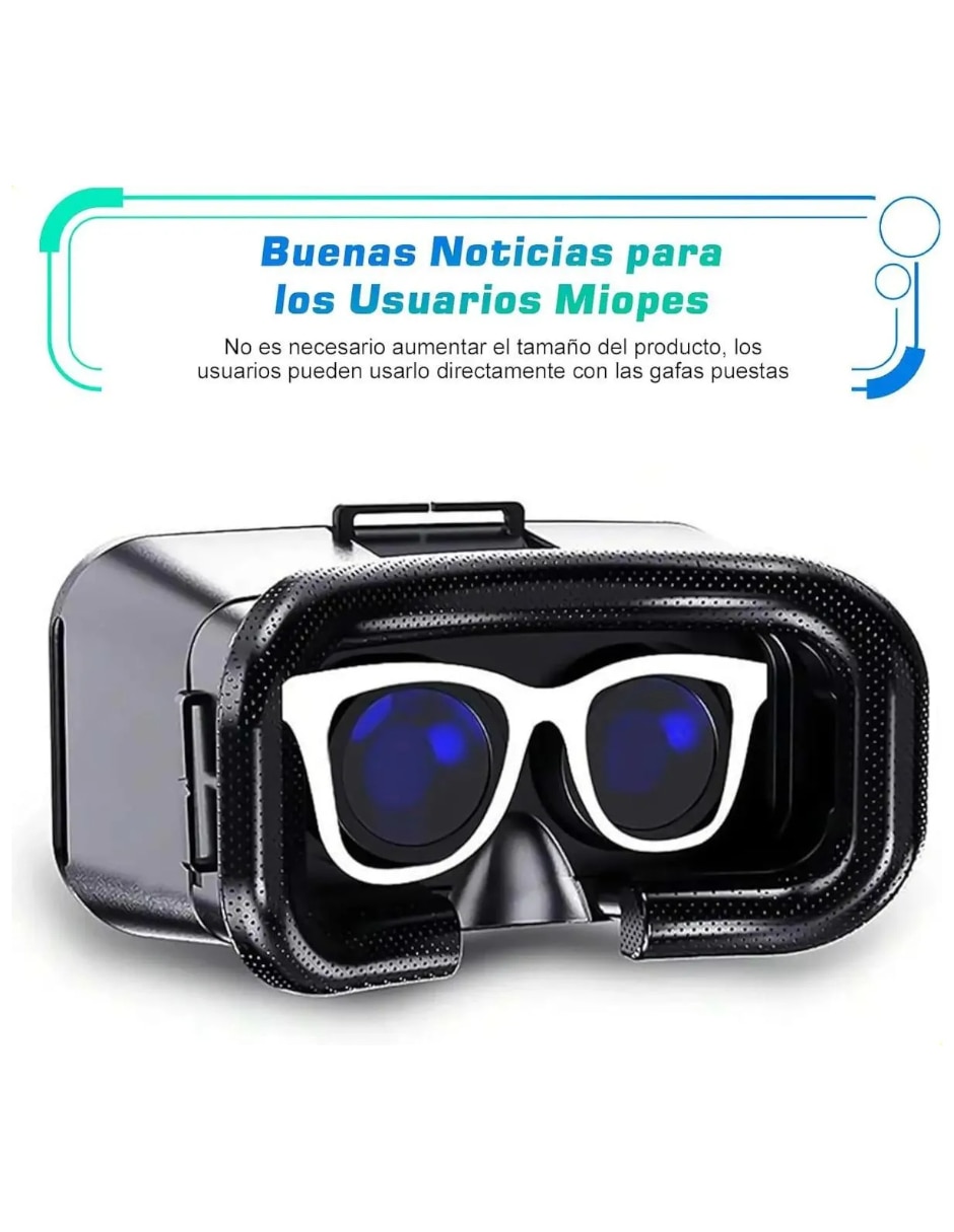 Lentes de realidad virtual para multiplataforma