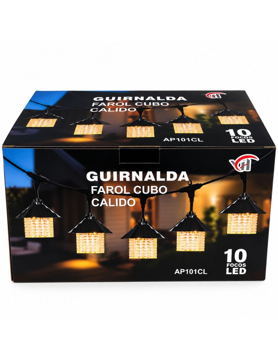 Guirnaldas de luces led ap101cl con 10 focos 5