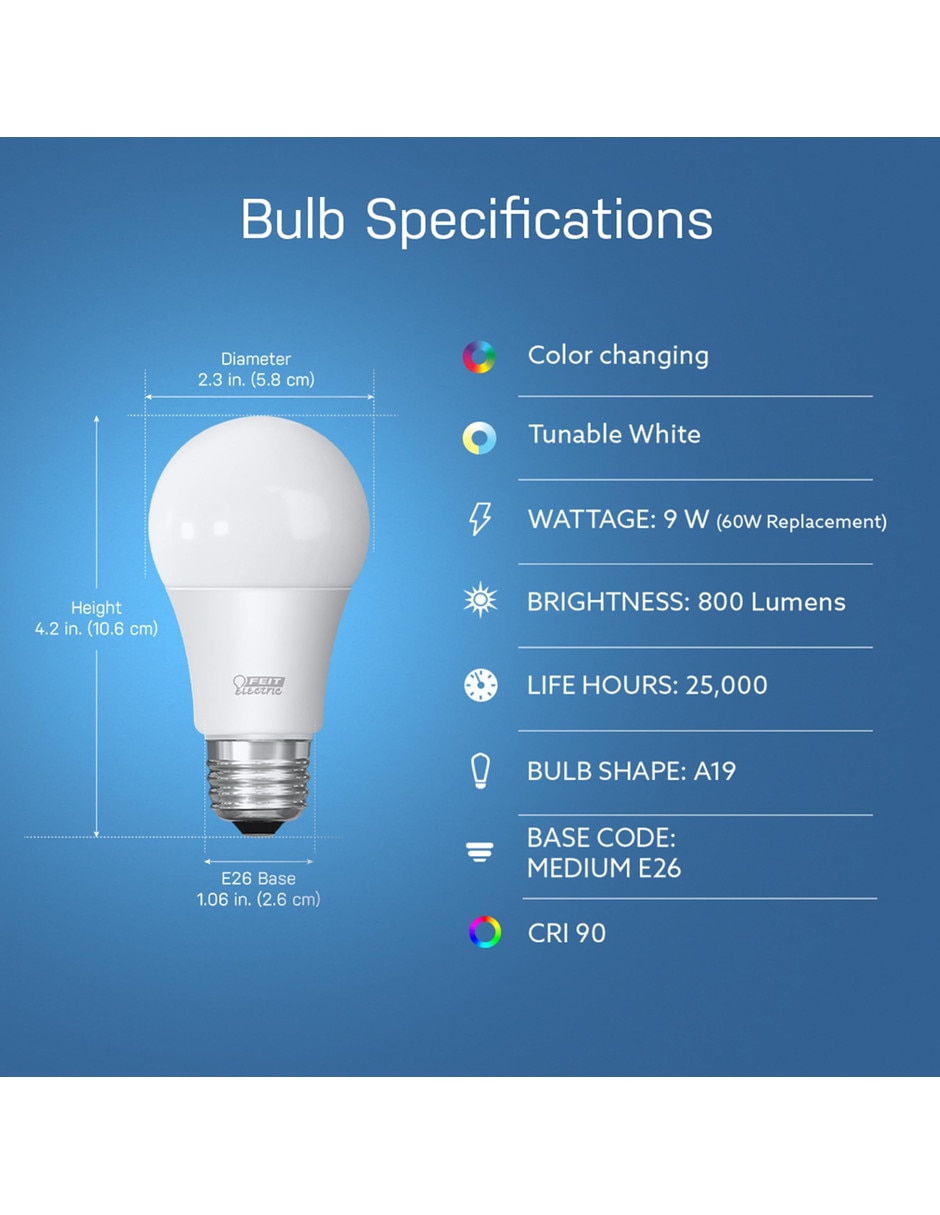Serie led Feit Electric con 3 focos