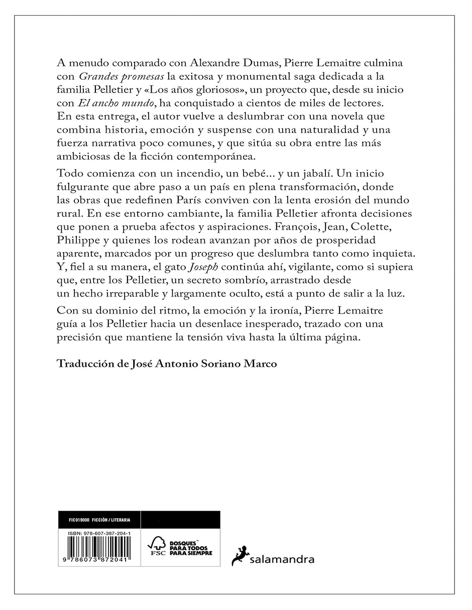 Libro de arte Libro Grandes promesas (Los años gloriosos 4)-Autor de Pierre Lemaitre 3