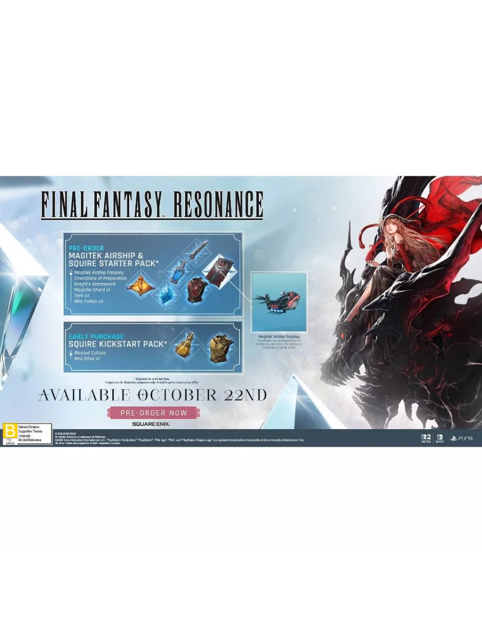 FINAL FANTASY RESONANCE PS5 Estándar para MultiplataformaVaD 5