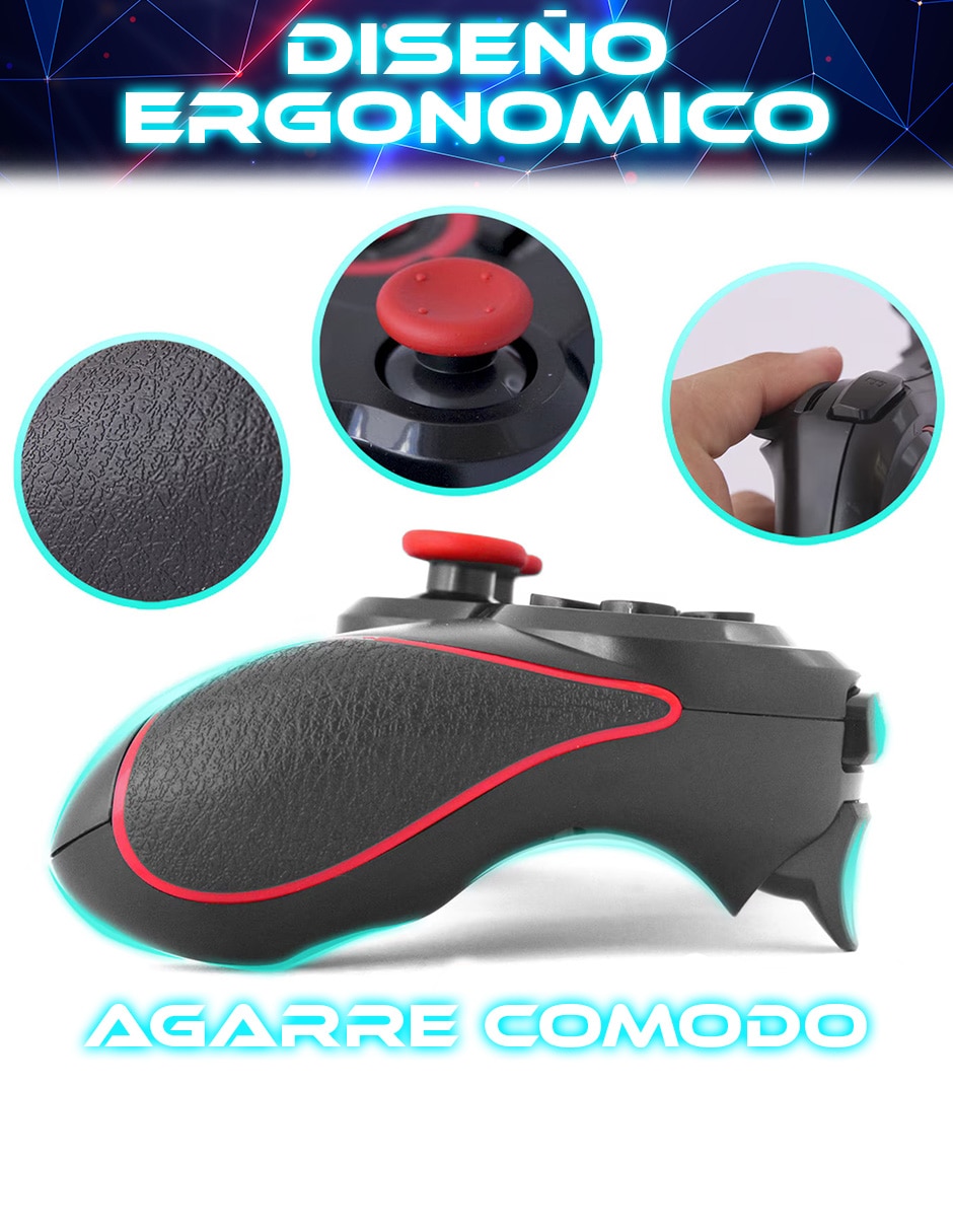 Control gamepad para celular compatible con dispositivos moviles y pc con conexión bluetooth 2