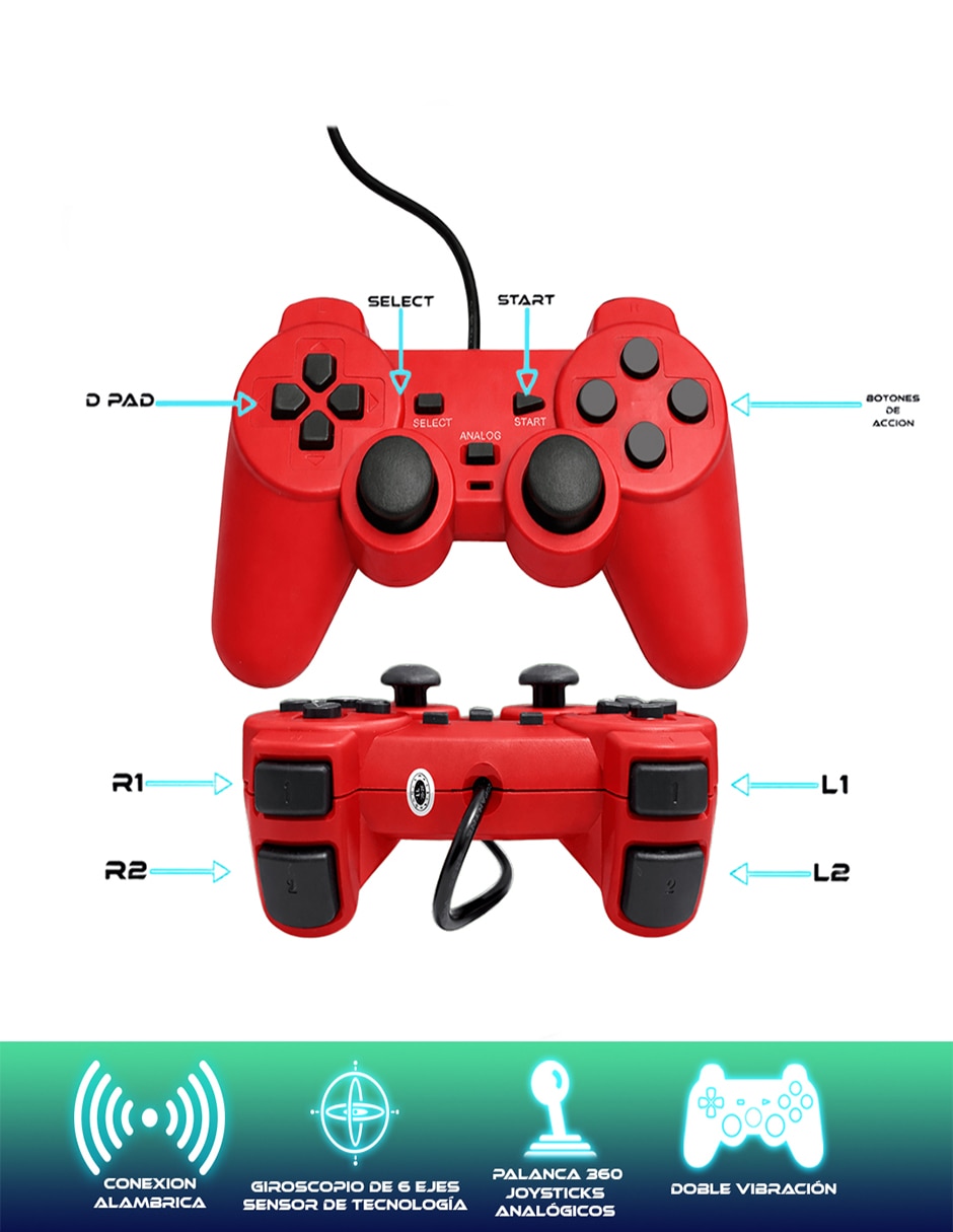 Control SC-CAPS2 Alámbrica para PlayStation edición Limitada No aplica 3