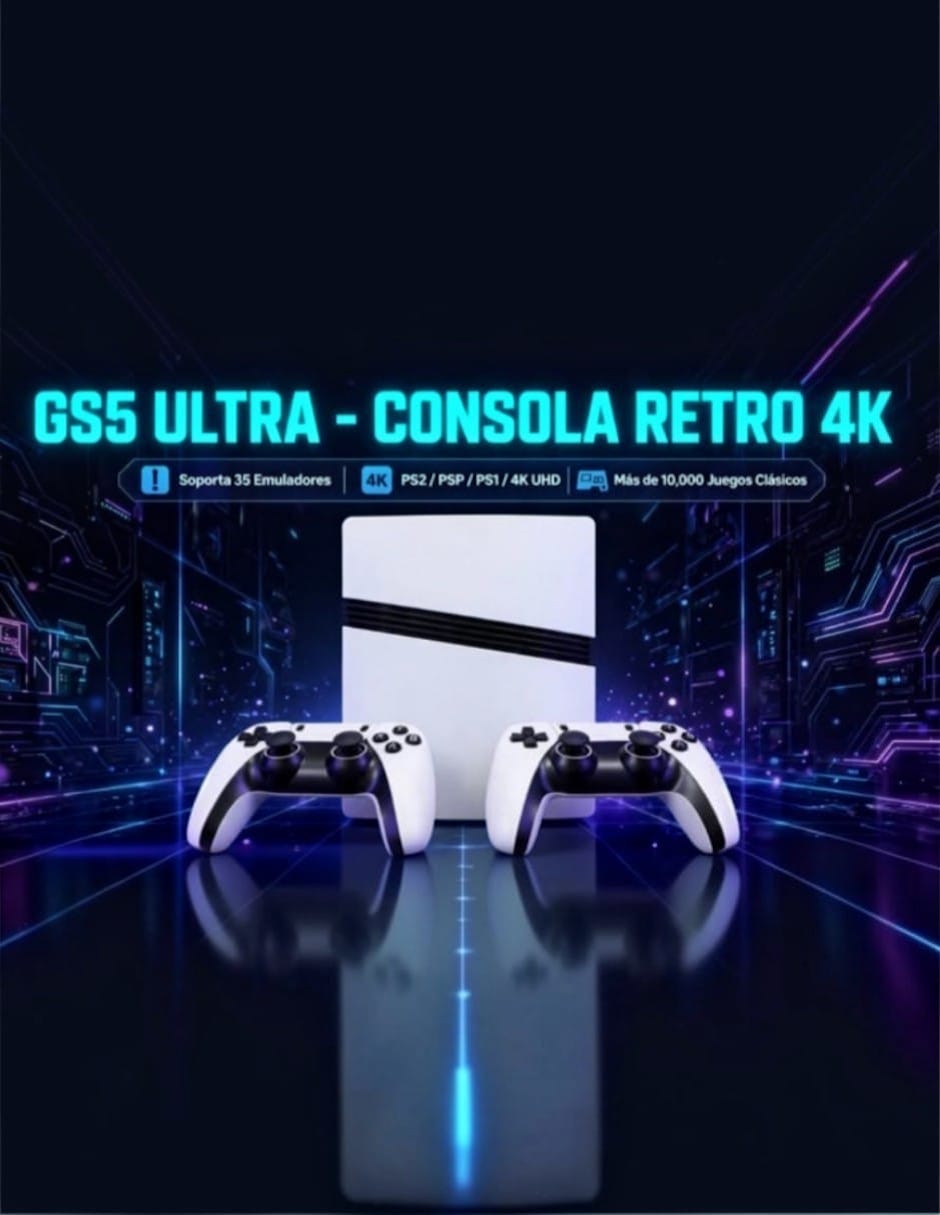 Consola Fija Multiplataforma de 128 GB edición estándar retro