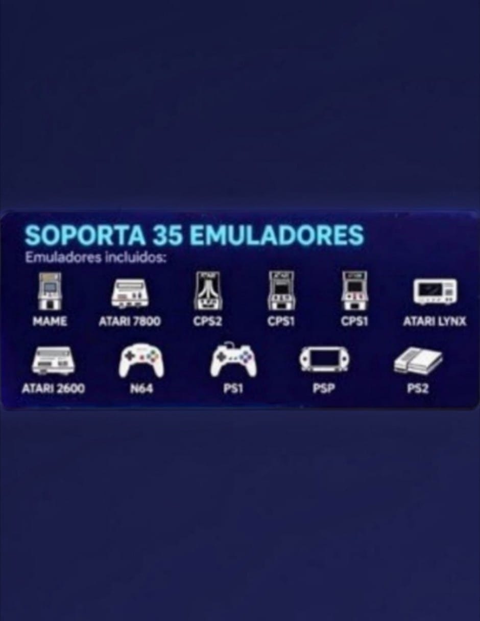 Consola Fija Multiplataforma de 128 GB edición estándar retro