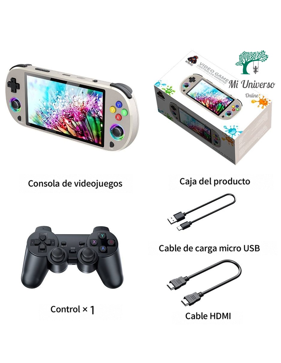 Consola portátil multiplataforma de 128 gb edición estándar legends retro 5
