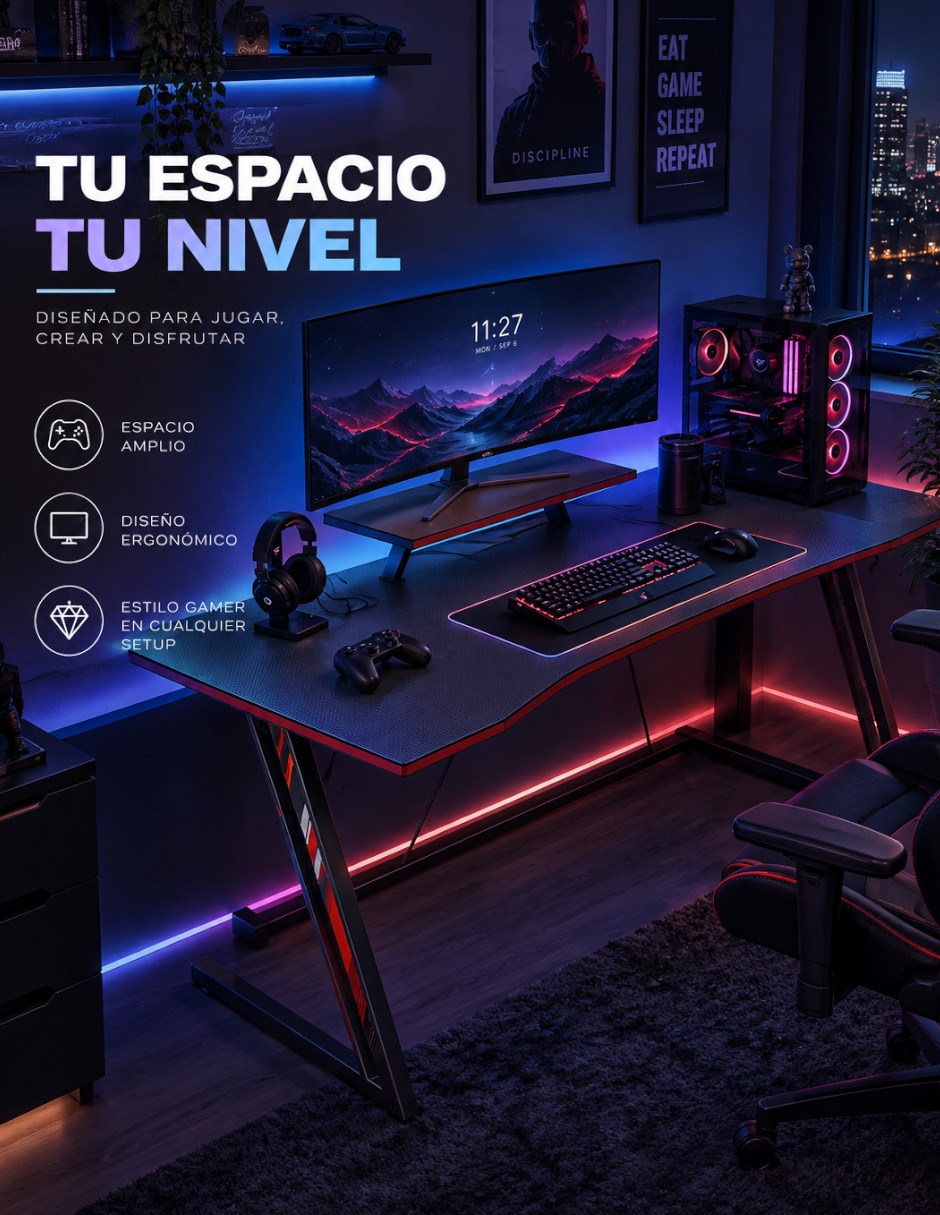Escritorio armable de mdf 4