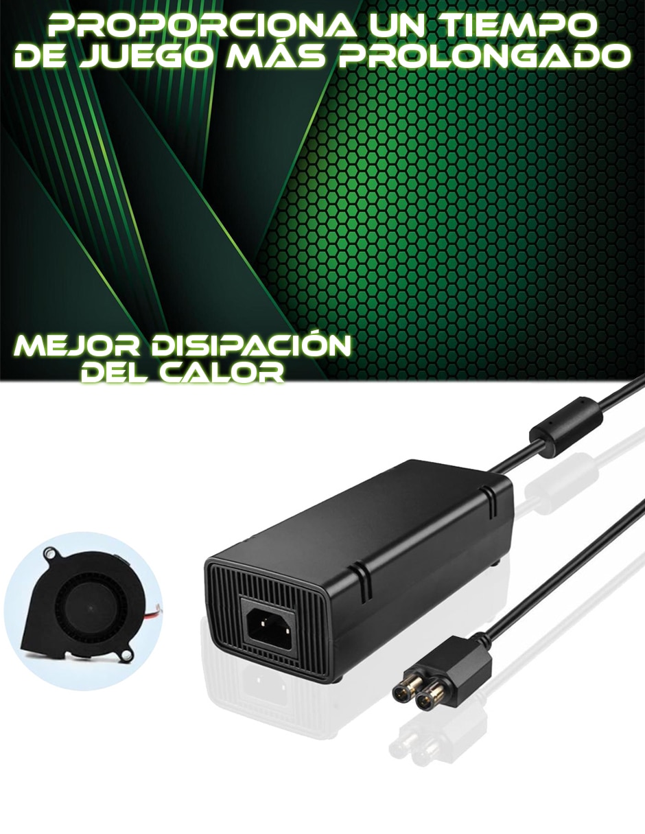 Adaptador de corriente XBOX-ONE CA 125 W 4