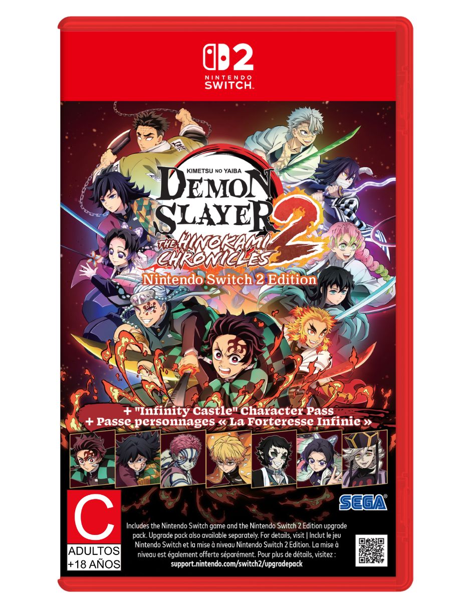 Demon Slayer Kimetsu Yaiba The Hinokami Chronicles 2 NSW2 para Nintendo Switch 2
