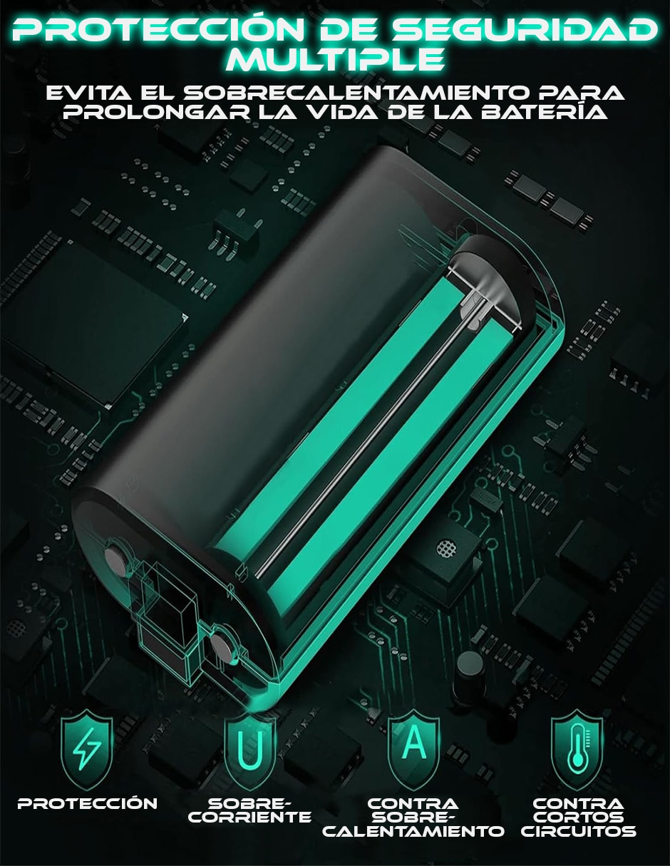 Cargador de control xbox sc-ktcj-xone usb + usb tipo c 60 w 4