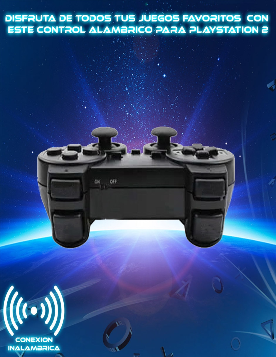 Control sc-ps2cibk inalámbrica para playstation edición especial 2