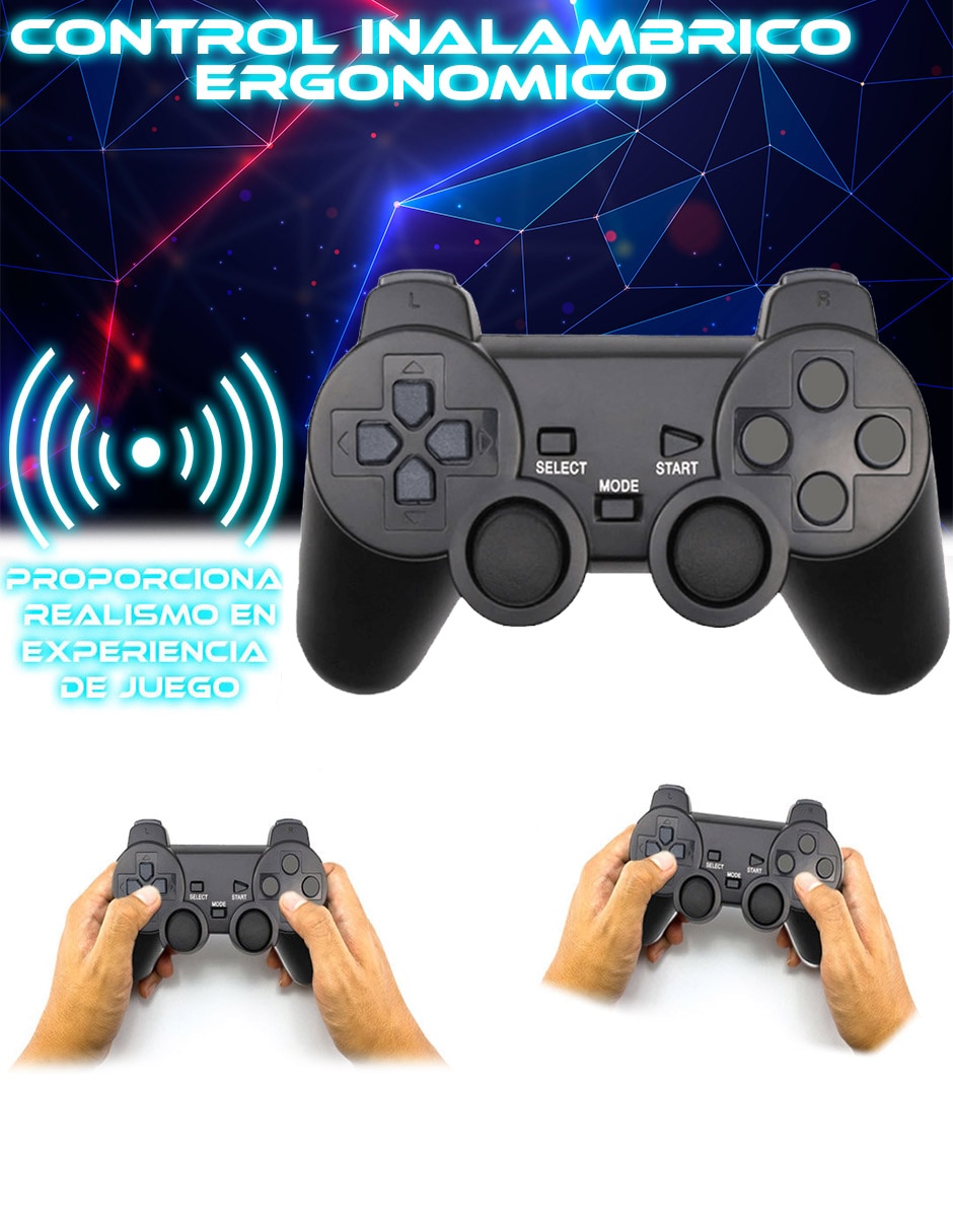 Control sc-ps2cibk inalámbrica para playstation edición especial 4