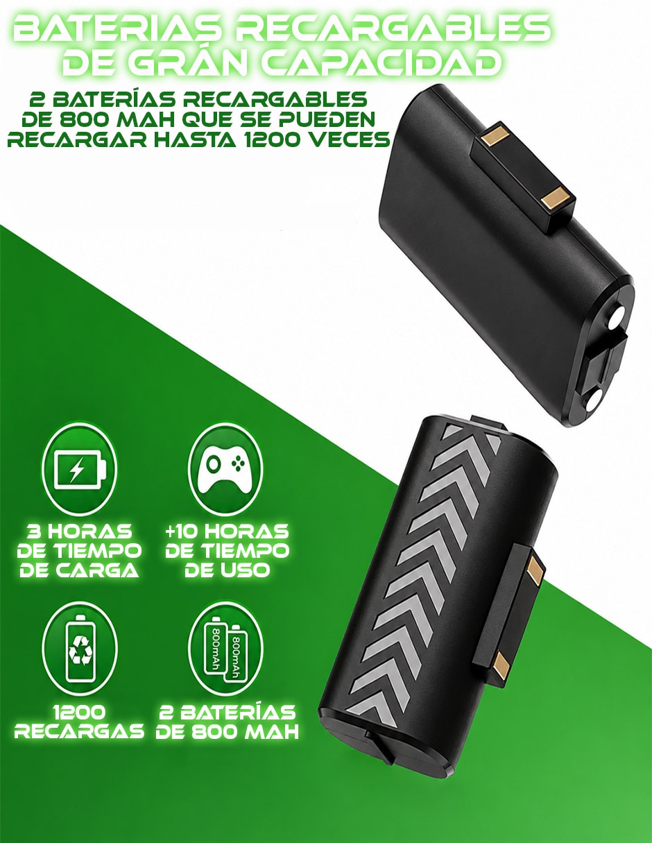 Cargador de control xbox sc-bcdxbox usb tipo c 5 w 5