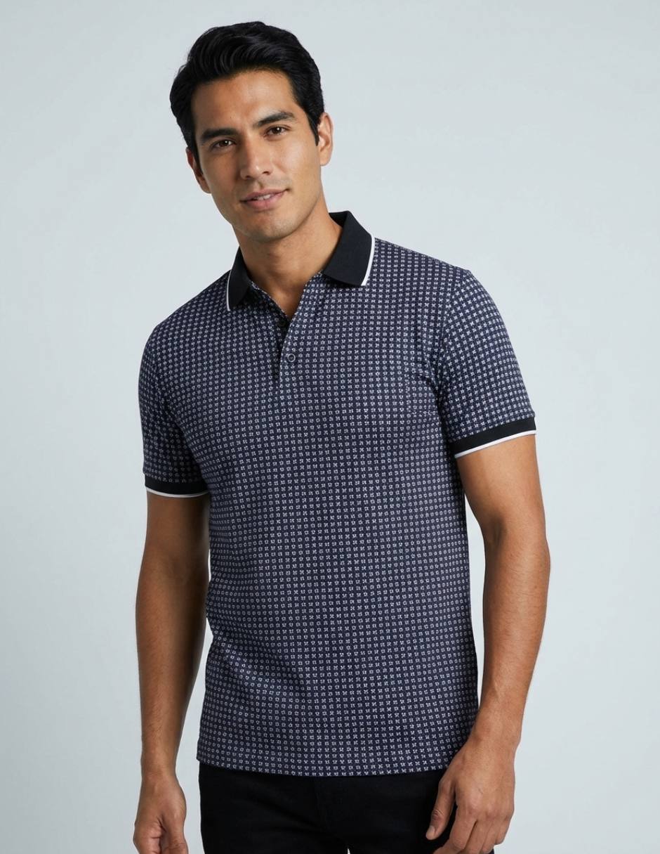 Playera Pavini cuello polo para hombre 1